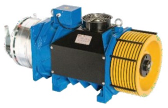 Máquinas gearless motores sincrónicos