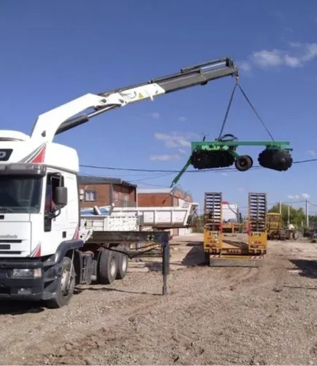 Trabajo hidráulico transporte